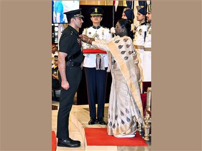 Major Arshdeep Gill says Kirti Chakra honour inspires him to serve nation with greater dedication