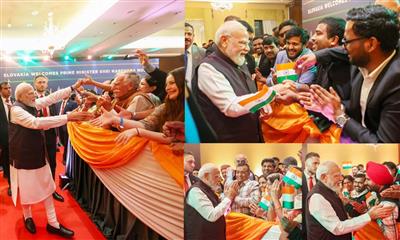 Prime Minister Modi receives traditional Slovakian welcome; lauds rich cultural heritage