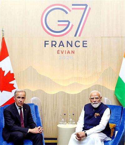 PM Modi, Canadian counterpart Carney review energy cooperation, discuss global food security at G7 Summit