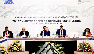 India chairs 28th IORA Senior Officials Committee meeting, reinforces cooperation for peaceful Indian Ocean Region