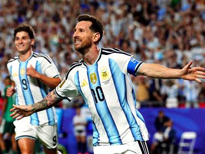 Lionel Messi ties Miroslav Klose for most goals in World Cup history with hat-trick against Algeria