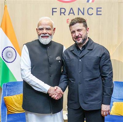 PM Modi, Zelenskyy discuss trade, bilateral cooperation on sidelines of G7 Summit