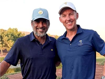 Brett Lee drops pics with R Madhavan from Dubai golf session