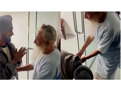 'Main Vaapas Aaunga' BTS video: Diljit Dosanjh touches Naseeruddin Shah's feet, internet reacts