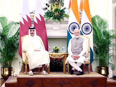 Qatar Amir calls PM Modi, offers condolences over death of 12 Indians in Ras Laffan blast