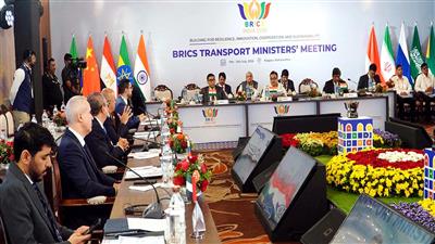 BRICS Transport Ministers adopt declaration on sustainable mobility, logistics cooperation under India’s Chairship
