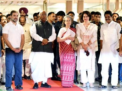 Congress Parliamentary Strategy Group to meet at Sonia Gandhi's residence ahead of Monsoon Session