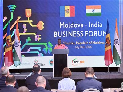 India offers 'good' business opportunities to Moldovan companies: President Murmu