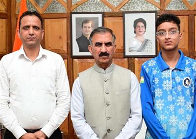 Samarth Atri calls on CM ahead of Asian Short Track Ice Skating Trophy 2026