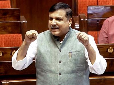 AAP MP Sanjay Singh seeks RS discussion on NEET paper leak; Congress MP Manish Tewari moves adjournment motion on anti-defection law