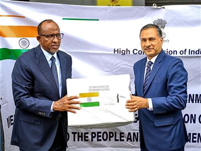 India hands over 1st tranche of 4.5 tonnes of medical aid to strengthen Kenya's Ebola preparedness