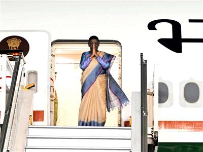 President Droupadi Murmu arrives in New Delhi after concluding historic three-nation European visit