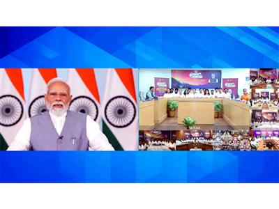PM Modi interacts with participants of Viksit Vibrant Village Program 2026