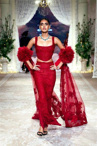 Designers Isha Jajodia, Rimzim Dadu present striking collections at India Couture Week 2026