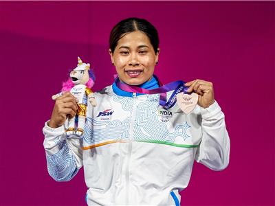 PM Modi congratulates Bindyarani Devi on winning Bronze at CWG 2026