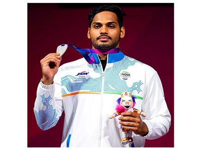 CWG 2026: Rajnath Singh congratulates Ajaya Babu, Sarvesh Kushare on silver medals
