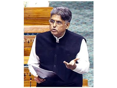 Manish Tewari seeks discussion on law to curb 