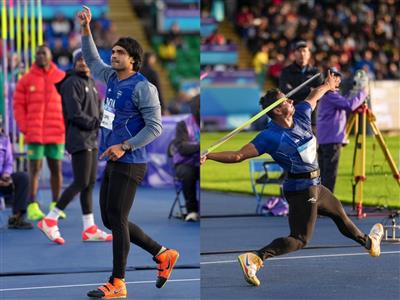 CWG 2026: Rajnath Singh congratulates Neeraj Chopra, Tejaswin Shankar, Yash Vir Singh on winning medals