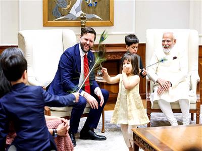 PM Modi congratulates US VP Vance, Second Lady on birth of fourth child during call, conveys best wishes