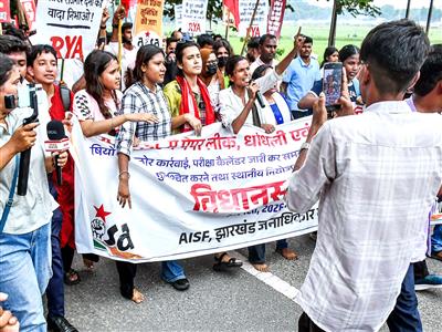 Jharkhand students protest: Ranchi prepares for march to state Assembly today