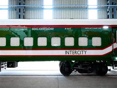India rolls out 19 customised passenger coaches for Bangladesh Railway