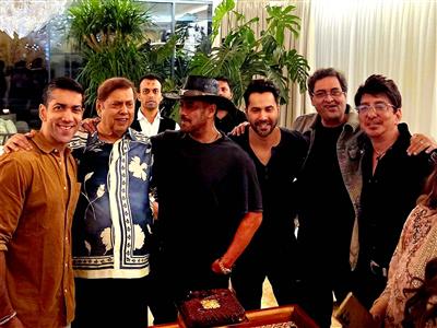 David Dhawan celebrates birthday in style with Salman Khan, Sajid Nadiadwala, Varun Dhawan