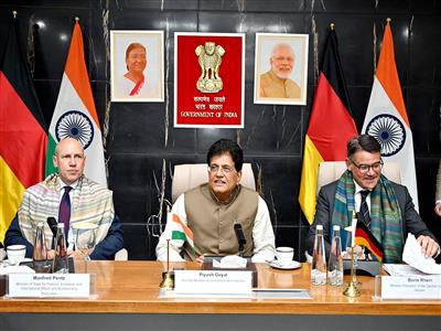 Piyush Goyal meets German leaders; discusses collaboration in AI, clean energy, GCCs