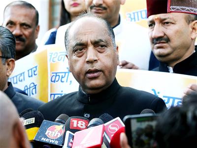 Jai Ram Thakur attacks Sukhu over proposed cut in officer cadre strength