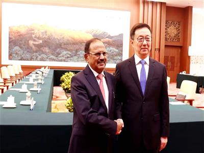 India, China discuss strengthening peace in border areas, improving ties during meet between NSA Doval, VP Han