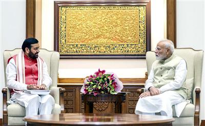 Haryana CM meets PM Modi, discusses state’s development