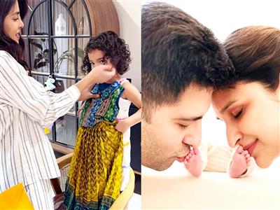 Parineeti Chopra's son Neer receives first Rakhi from sister Malti Marie