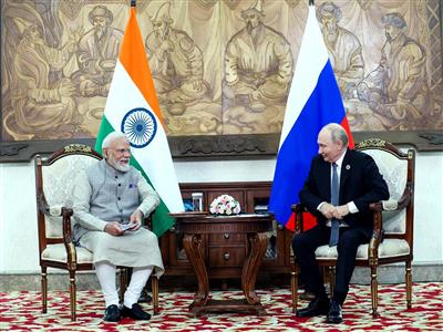 PM Modi, President Putin exchange views on conflicts in West Asia, Black Sea region which have impacted trade and safety of Indian seafarers