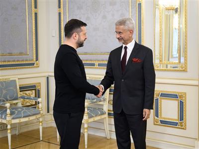 Zelensky meets EAM Jaishankar, says Ukraine is grateful to India for its desire to end 'unjust war'