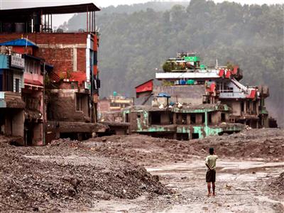 Flood alert issued along Budhigandaki river basin following mountainous deluge in Nepal's Gorkha