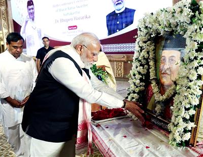 His voice carried the soul of Assam: PM Modi remembers Bhupen Hazarika on his 100th birth anniversary