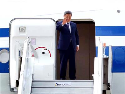 Chinese President Xi Jinping departs from New Delhi after attending two-day BRICS Summit