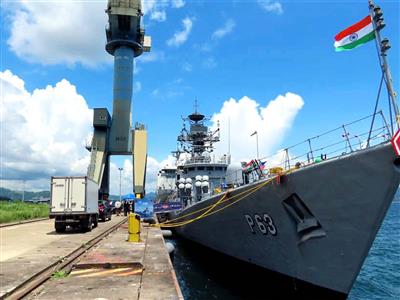 Philippines: Indian naval ships Sahyadri, Kulish arrive for ASEAN Defence Ministers’ Meeting-Plus maritime activity 