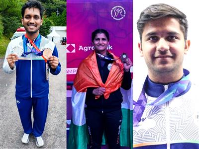President Murmu congratulates Rudrankksh Patil, Himanshu Dhillon, Suchika Tariyal for Asian Games medals