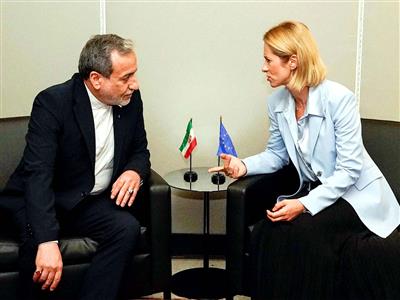 EU foreign policy chief meets Iran FM Araghchi, discusses Strait of Hormuz passage