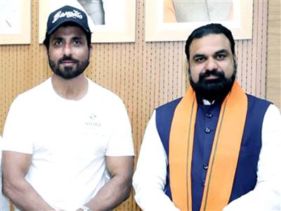 Sonu Sood meets Bihar CM Samrat Choudhary