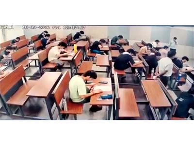 As Mumbai Police investigate IIT-Bombay student Sahil's suicide, purported CCTV of exam hall goes viral on social media