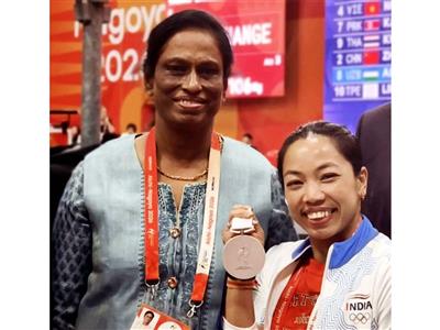 IOA president PT Usha hails Roshibina, Satnam-Salman for Asian Games 2026 medals