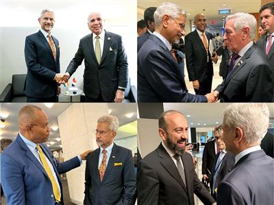 EAM Jaishankar steps up UNGA outreach, meets counterparts of Armenia, Barbados, Iraq