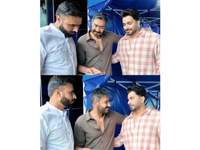 Sunny Singh shows Ajay Devgn his first Punjabi film ‘Thaapi’ teaser, says “I’ve looked up to you since I was a kid”