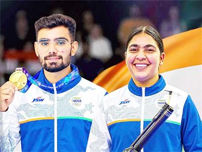 Sports Minister Mandaviya, Mallikarjun Kharge congratulate Indian shooters on Asian Games medals