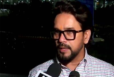 Anurag Thakur lauds Asian Games athletes, flags need to end 