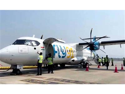 FLY91 begins operations from Navi Mumbai International Airport, launches direct flights to four destinations