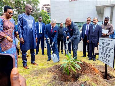 EAM Jaishankar joins Ghana ministers in planting sapling to mark ‘Ek Ped Maa Ke Naam,’ ‘Tree for Life’ initiatives