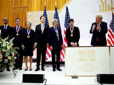 Trump honours six tech giants with National Medals of Science, Technology and Innovation