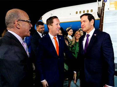 Sergio Gor welcomes US State Secretary Marco Rubio to Uzbekistan ahead of key C5+1 Ministerial meeting